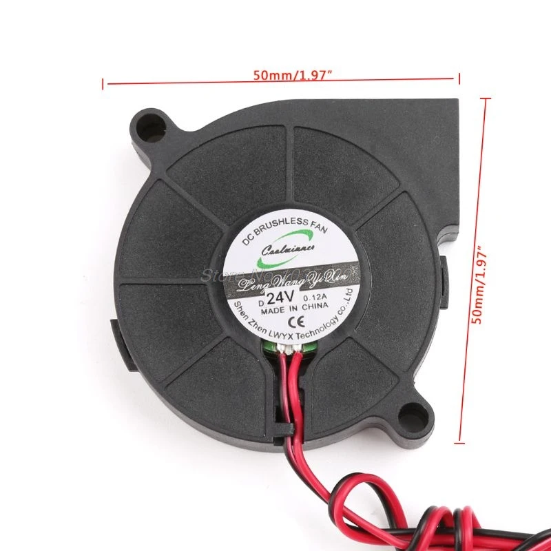 Бесщеточный вентилятор охлаждения постоянного тока 5015 50x50x15 мм бесшумный подшипник и Прямая поставка