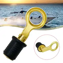 1 дюймов лодка для яхты захлопывающая ручка запирающая сливная розетка резина+ латунный морской Оборудование Прочный коррозионно-стойкий аксессуары