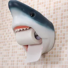 Держатель для полотенец для ванной комнаты Акула дельфины держатель для туалетной бумаги водонепроницаемый настенный креативный персональный тканевый ящик