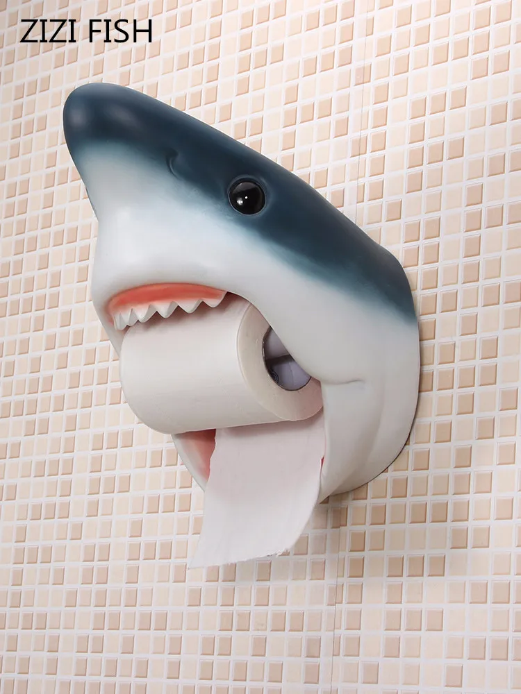Bathroom paper towel holder Shark dolphins toilet roll holder Bathroom