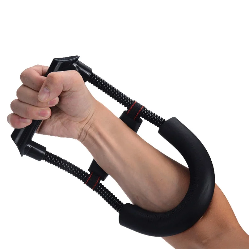 

Gym Power Wrist Strength Training Arm Exercise High Elasticity Fitness Equipments Black Stainless Steel Power Wrists Muscle Trai