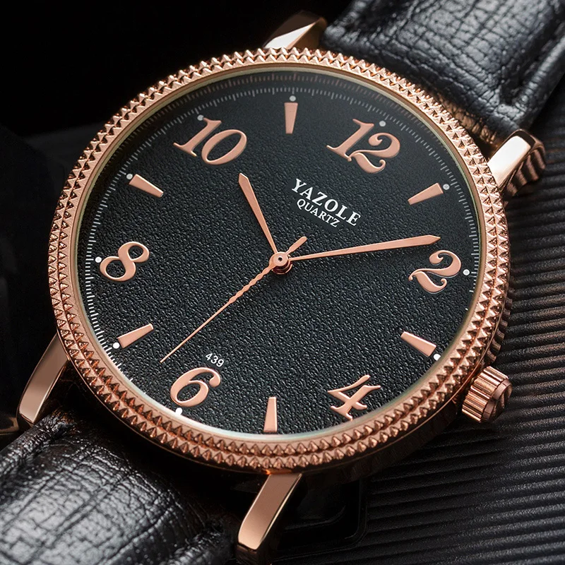 Мужские часы лучший бренд класса люкс YAZOLE модные для мужчин Erkek Kol Saati Reloj Hombre