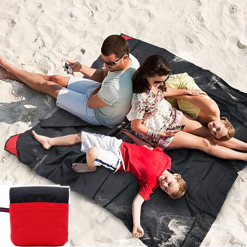 

Portable Ultra-thin Folding Camping Mat Pocket Waterproof Blanket Outdoor Picnic Mat Sand Beach Mat70*110cm