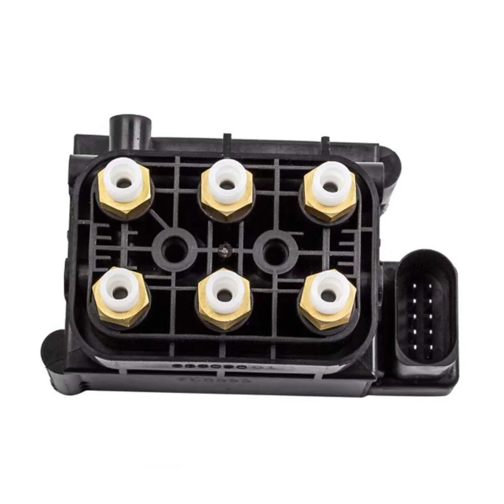 US $59.98 For Q7 VW Touareg Cayenne 955 Air Suspension Air Pump Supply Solenoid Valve Block 95535890104 7L0698014 7P0698014