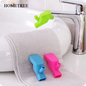 

HOMETREE Colorful Flexible Silicone Faucet Extension Child Adult Groove Extender Baby Washing Extender Bathroom Accessories H721