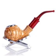 Классическая съемная деревянная изогнутая сигарета Carven курительная трубка с фильтром аксессуары для табачной трубы LFB640