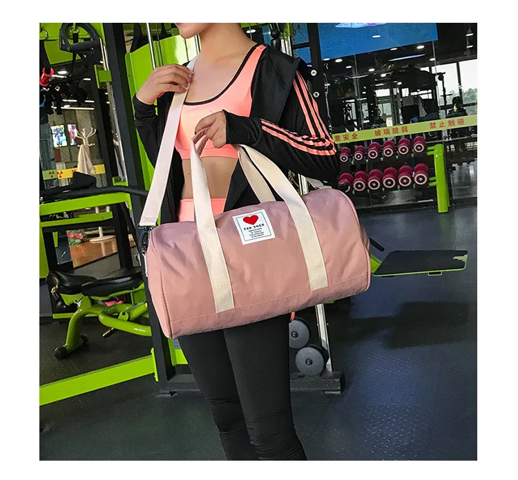 Топ нейлон плечо спортивные сумки для тренажерного зала для Для женщин Фитнес Путешествия Сумочка Для Мужчин's гимнастические упражнения