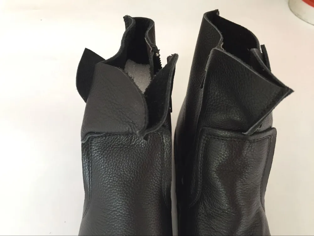 The autumn winter boots 2016 new pure handmade top layer genuine leather boots Retro Leather shoes Sen girls style ankle boots The autumn winter boots 2016 new pure handmade top layer genuine leather boots Retro Leather shoes Sen girls style ankle boots