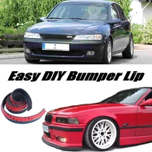 Бампер для губ от NOVOVISU, отражающий губы для Opel Vectra A/B/C/D, передний спойлер, юбка для автомобиля, Настройка/комплект для кузова, полоска