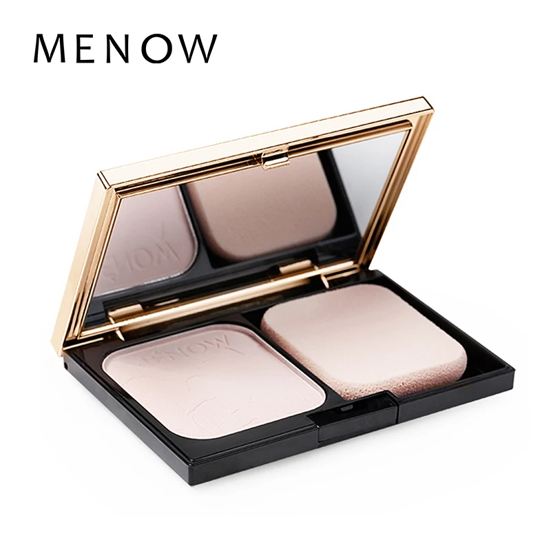 

MENOW Brand Pressed Powder Make Up Brighten Skin Concealer and Whitening Waterproof Long Lasting Face Care Beauty Dropship L1310