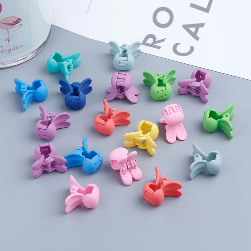 

20pcs Small Hair Clips Clamp Hairpins Color Children Baby Barrette Crown Flower Rabbit Jaw Hair Accessories Women Girls Hairgrip