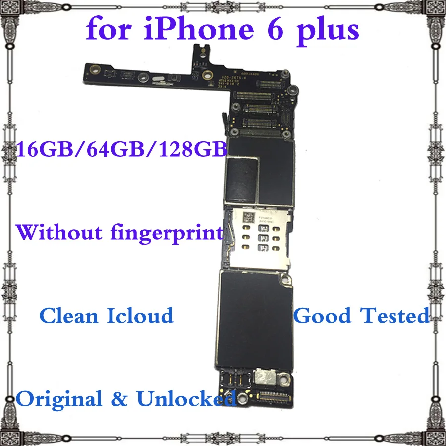 Материнская плата Clean icloud для iphone 6 plus p с полными ЧИПАМИ материнская 16 Гб 64 128 ГБ IOS