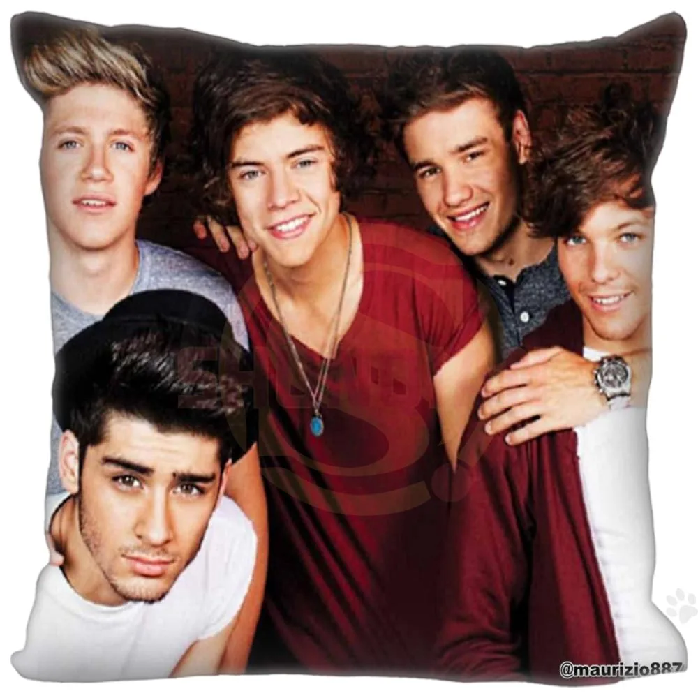 Custom Harry Styles One Direction Pillow Case Zipper 35x35cm
