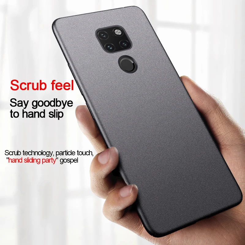 

Ultra-thin Shockproof Phone Case For Huawei Mate 10 20 Luxury Matte Soft Silicone Phone Back Cover For Huawei Mate 10 20 Pro