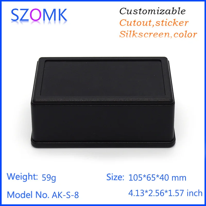 plastic enclosure for electronics control box szomk diy enclosure junction box plastic housing small abs instrument enclosure distribution box black plastic box enclosure electronics case   (21).jpg