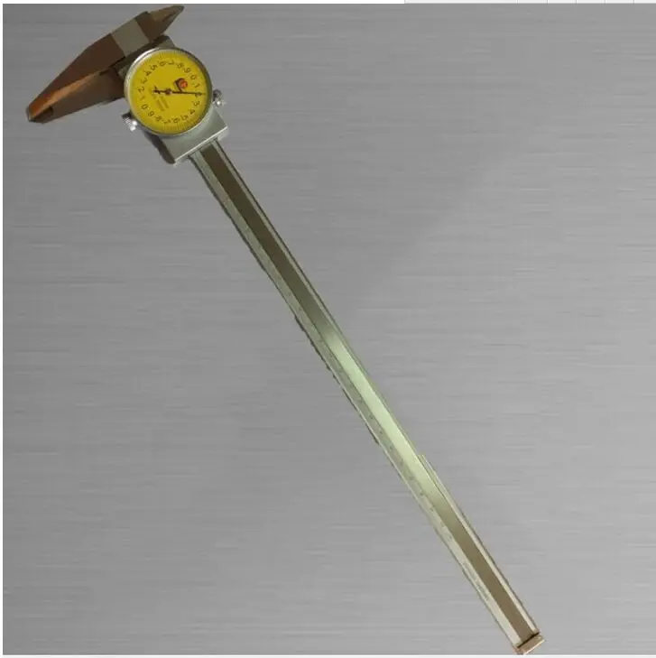 Calibrador de acero inoxidable con rango de medición (0-300mm/0-12 pulgadas), herramienta de medición resistente a los golpes y al óxido, 1 unidad, nuevo