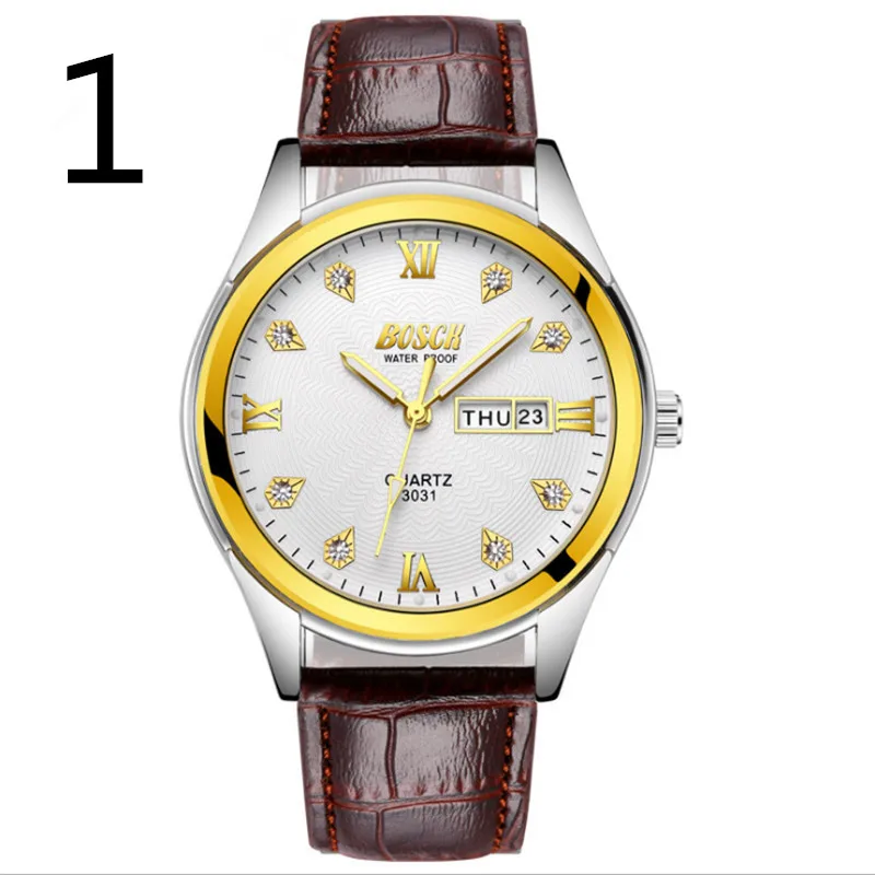 

watch men's mechanical watch automatic waterproof leather student fashion tide 2019new men's watch
