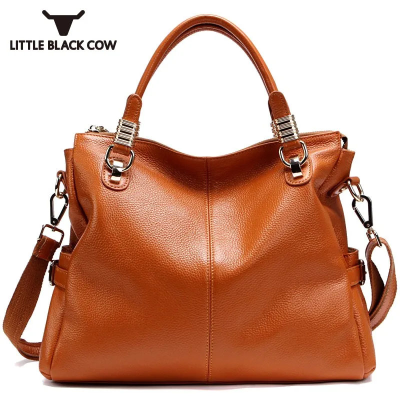 

Genuine Leather Tote Bags For Women Female Handbags Luxury Bag Office Lady Womens Over-The-Shoulder Bags Schoudertas Dames