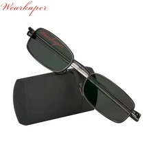 WEARKAPER складные солнцезащитные фотохромные очки для чтения телескопические руки складные очки для чтения для женщин и мужчин с Чехол