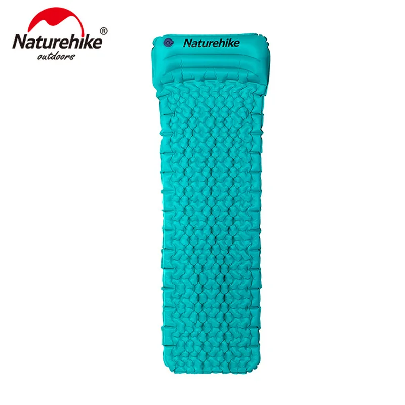 Naturehike في نفخ فراش الرطوبة-غطاء مرتبة ضد الماء مع وسادة مرتبة هوائية TPU التخييم حصيرة وسادة النوم NH17T024-T