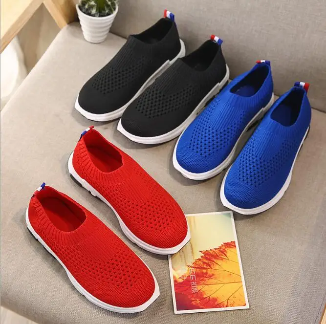 Sneakers para o Menino da Menina da Criança do Bebê Primavera Outono Crianças Sapatos Moda Malha Casual Respirável Esporte Sapato 2020