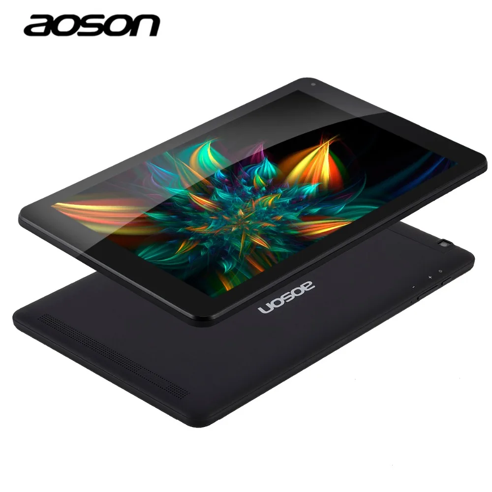 Fast speed Aoson R101 2GB RAM 16GB ROM 10.1 inch Android 6.0 Tablet PC Quad Core 1280*800 IPS Screen Wifi GPS Netbook Black