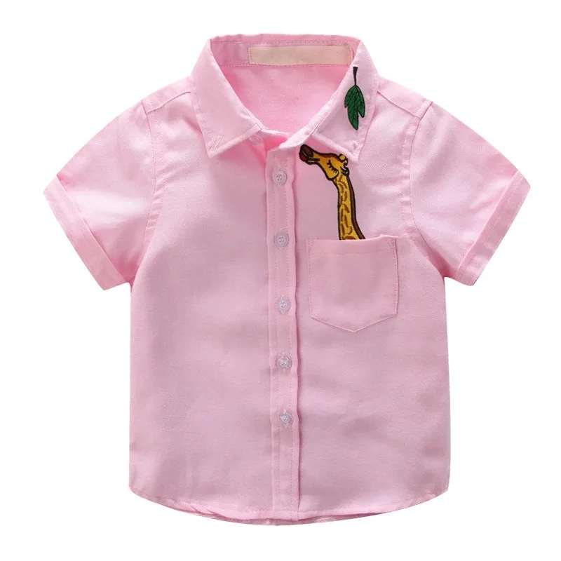 Детская одежда рубашки для мальчиков Новые летние модные топы для мальчиков и девочек, для детей, одежда с длинными рукавами и принтом для маленьких мальчиков Повседневное рубашки дети Костюмы комплект детской одежды От 2 до 10 лет R1