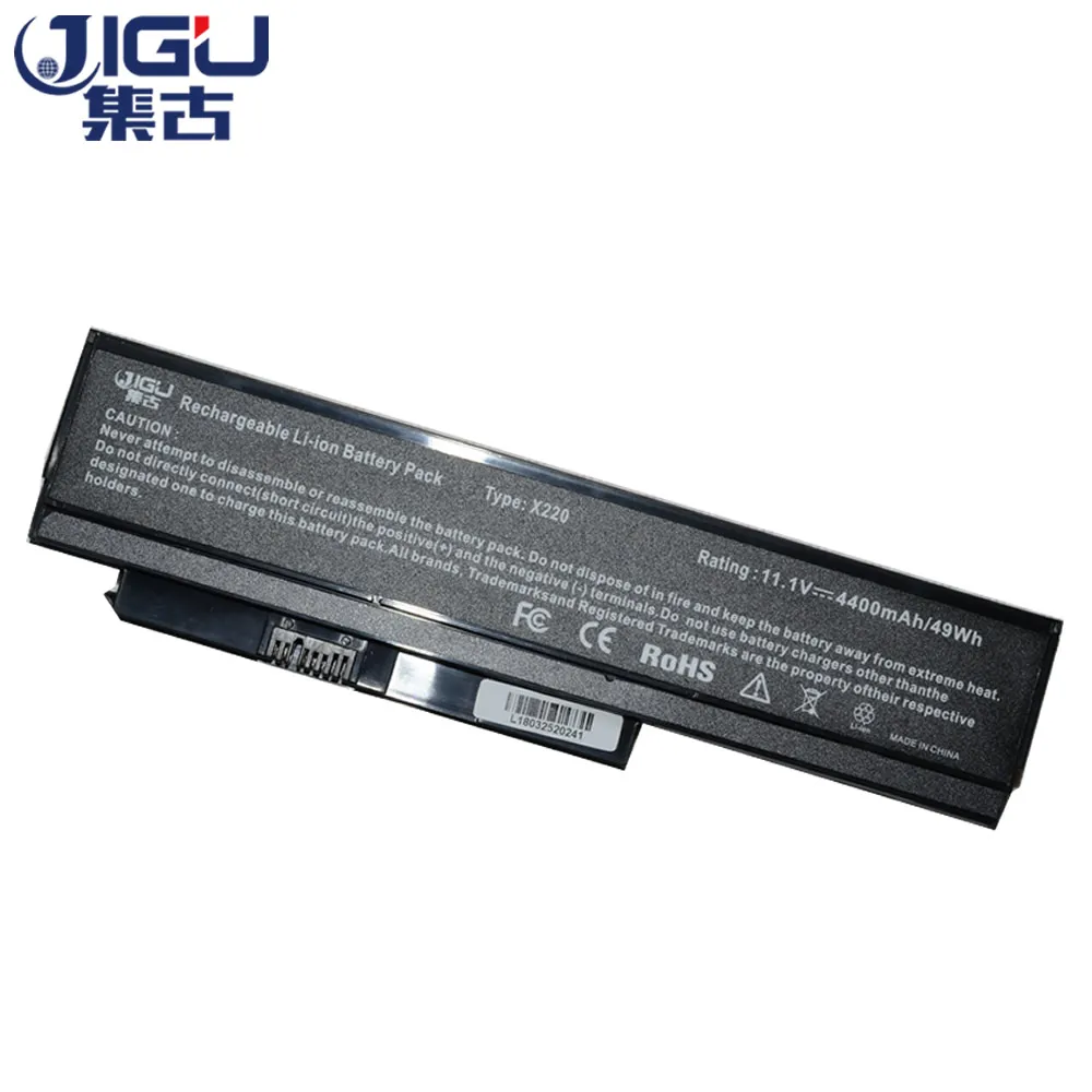 JIGU 4400 мАч 11,1 В Аккумулятор для ноутбука FRU 42T4865 42Y4864 42Y4874 42Y4874 42Y4868 для lenovo ThinkPad X220 X220i 6 ячеек