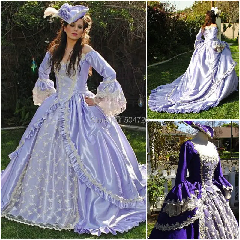 

Custom-madeOn sale R-021 19 century Victorian Gothic Lolita/Civil War Southern Belle Ball Halloween dresses Sz US 6-26 XS-6XL