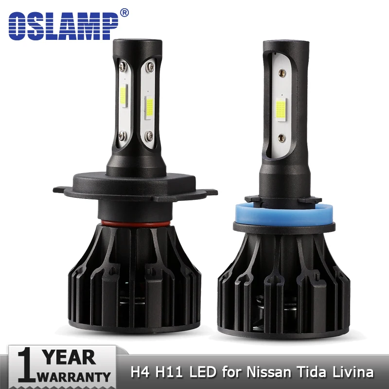 Oslamp H4 Hi короче спереди и длиннее сзади) Автомобильный светодиодный головной