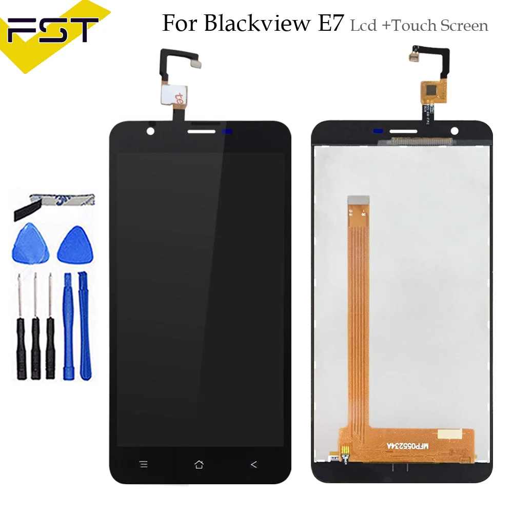 Скидка 100% протестированная сенсорная панель с ЖК дисплеем для Blackview E7 E7S ЖК дисплей + кодирующий преобразователь сенсорного экрана в сборе запасные...