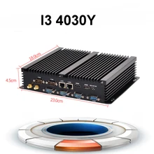 Оптовая промышленные mini pc безвентиляторный mini pc linux core i3 4030y 2 * intel lan 6 * rs232 2 * hdmi vesa mount industrial pc прочный pc