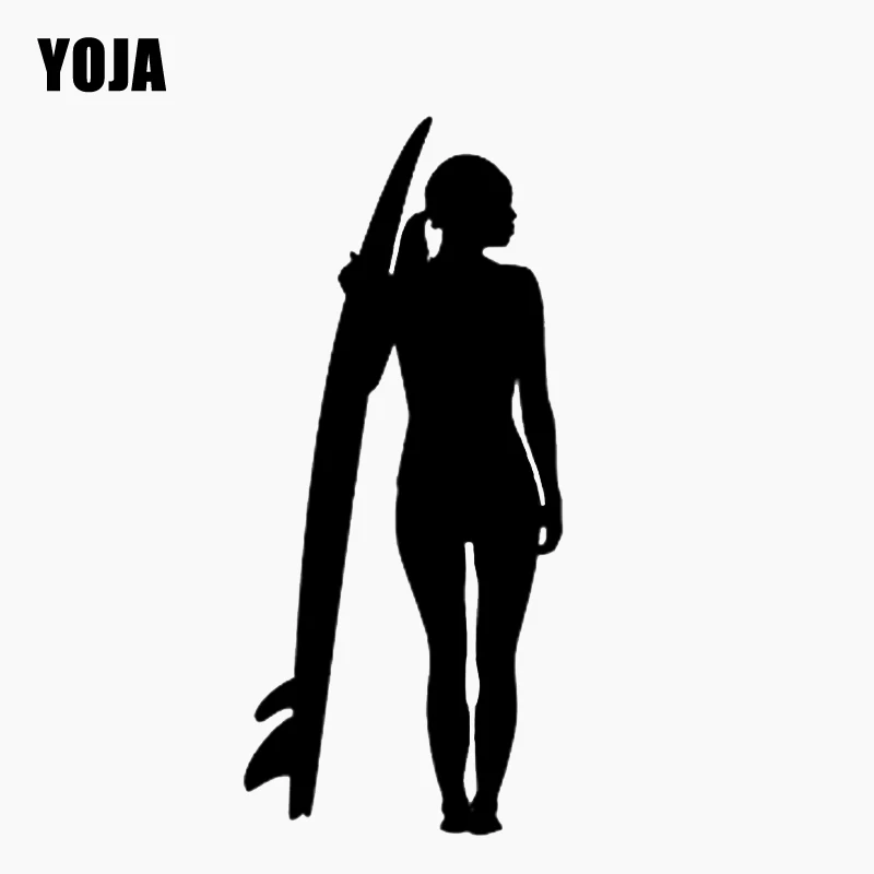 YOJA 28 см * 62 5 серфинг девушка Экстремальные виды спорта океан пляж Декор