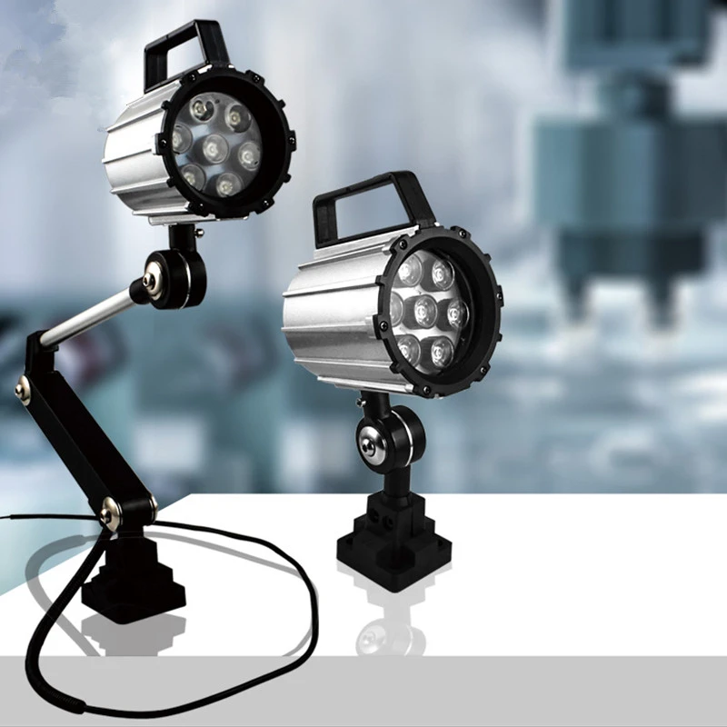 7W CNC LED Work Light Industrial Milling Lathe Lamp Aluminium Alloy Waterproof