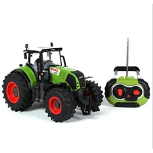 RC грузовик ферма трактор дистанционное управление 2.4g прицеп 1:16 Высокая симуляция RC грузовик строительная машина детская игрушка трактор модель