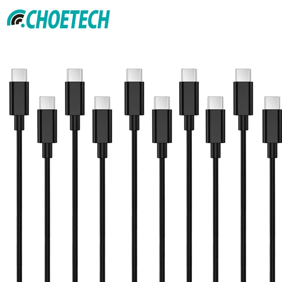 

10PCS USB Type C Cable CHOETECH Fast Charging Data Type-C Cable 1M for Samsung S8 For Xiaomi Mi5 For Nexus 5X USB-C Phone Cable