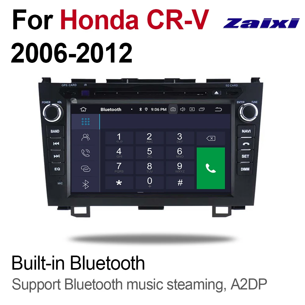 Автомобильный мультимедийный плеер Android Автомагнитола для Honda CRV 2006 2007 2008 2009 2010 2012