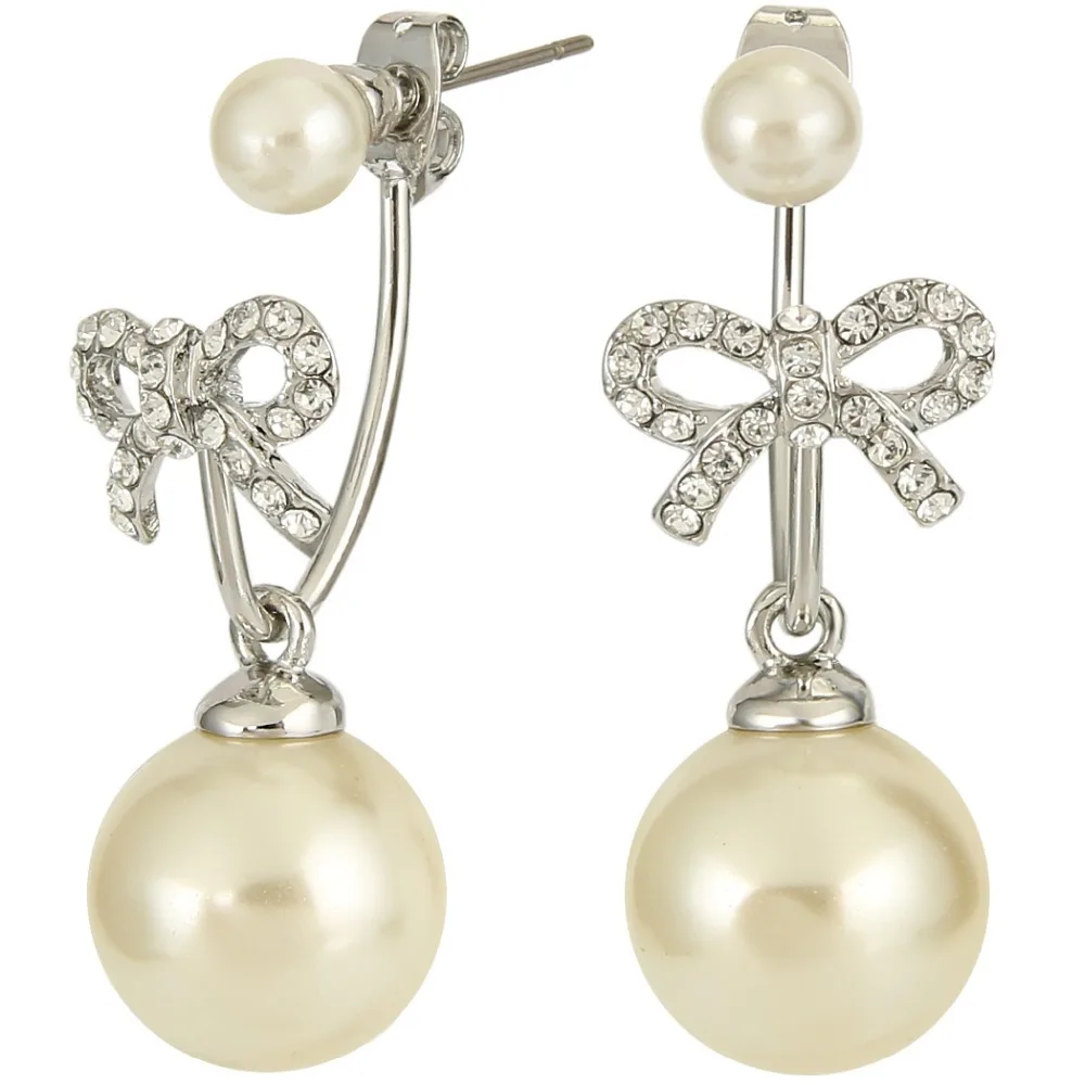 new fashion silver plated earrings for women wedding party jewelry