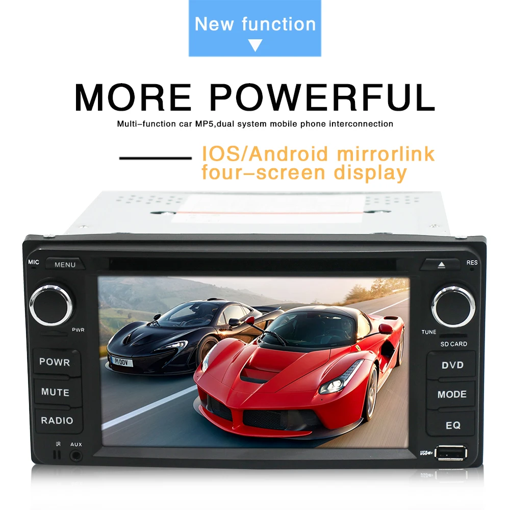 STAPON 6 2 дюйма для Toyota автомобильный DVD плеер с Bluetooth FM AM управление рулевым колесом