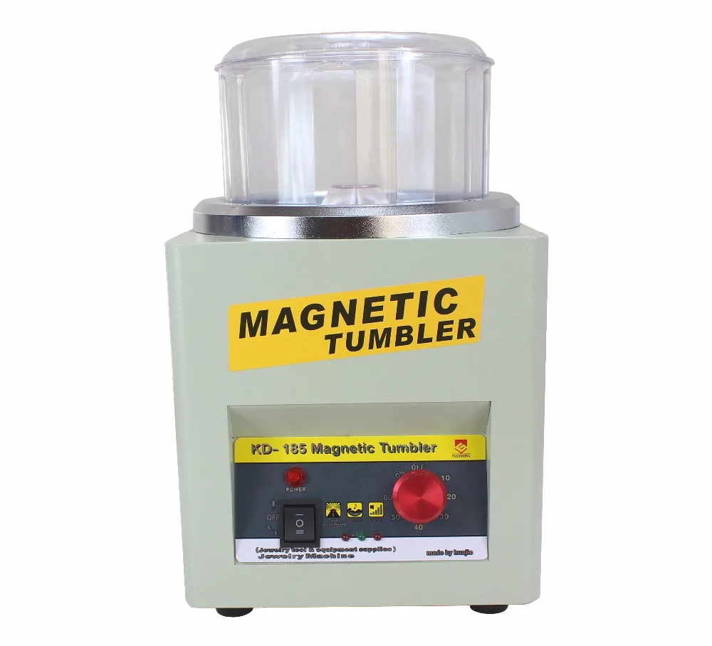 ¡Fabricante! KD/KT-185 máquina de acabado pulidor de joyería de vaso magnético, máquina de pulido magnético AC 110 V/220 V - 4