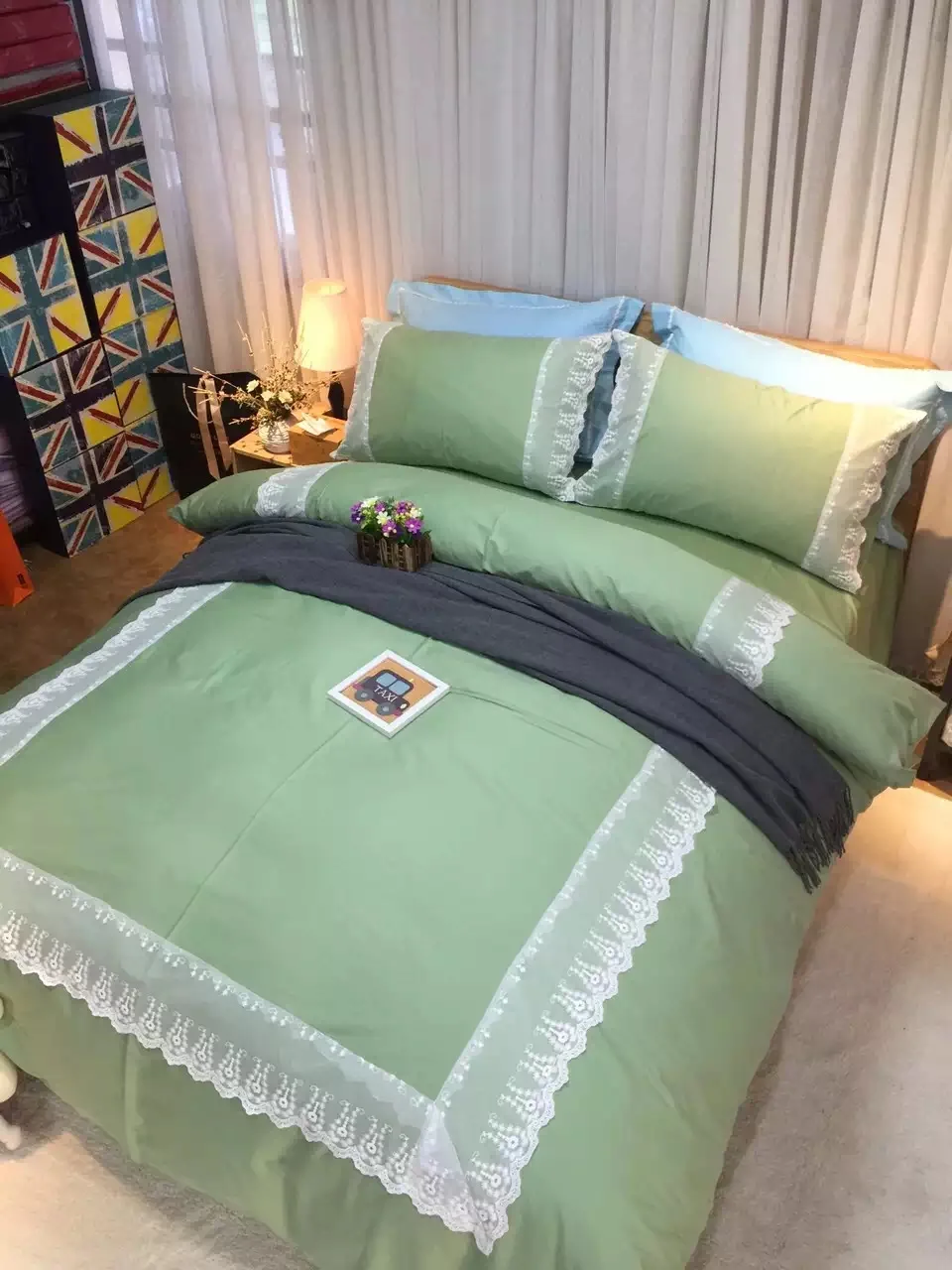 Online kopen wholesale mint beddengoed uit china mint beddengoed ...