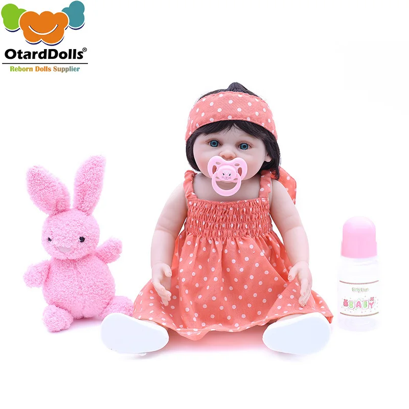 

Oda Raborn Doll Simulation Baby Silicone Doll Home Economic Training Foreign Trade Authentic Height 45CM 1:1 Reduction Packaging