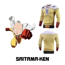 Japanese Anime One Punch Man Cosplay Costume Raglan Sleeve 3D Printed T shirt Men Compression Shirt MMA Fitness Crossfit Top Tee Japanese Anime One Punch Man Cosplay Costume Raglan Sleeve 3D Printed T shirt Men Compression Shirt MMA Fitness Crossfit Top Tee