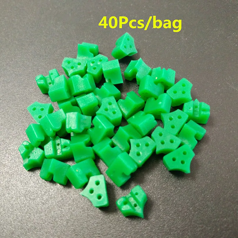 40 Pz/Borsa Add-On Cunei Elastici In Gomma Siliconica Autoclavabili Materiale Dentale Utilizzato Con Anello