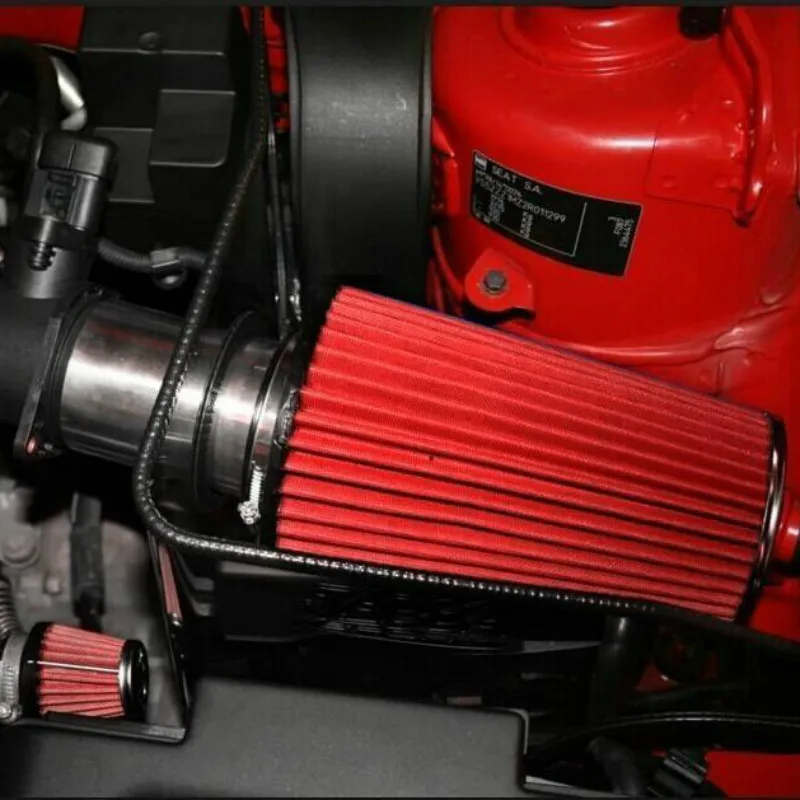

Universal Kits Auto car Race Sports Intake Air Filter Air Filter 3" 115 mm Red Cone Filter Cleaner Vent Crankcase