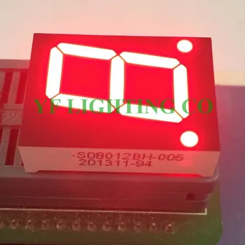 

7 Segment RED LED Display 27.7*20*8.4MM Nixie tube 0.8 inches 1 Bit Digital Tube Plastic Metal Common Anode