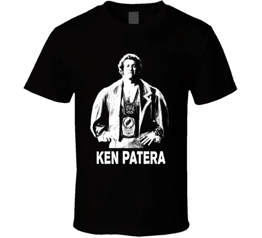 Okoufen كين patera المصارعة أسطورة المصارع ريترو 80 ثانية مروحة الكلاسيكية تي شيرت