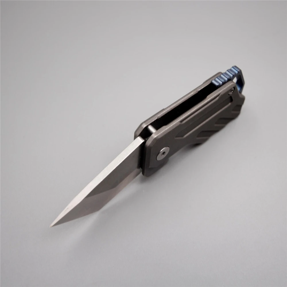 Edc 60 нож HRC stonewash тактический быстрый складной мини карманный d2 лезвие титановые