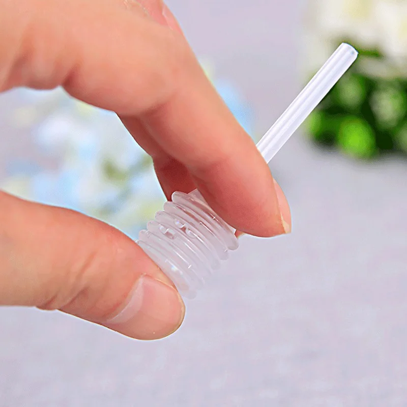 

2Pcs Transparent Mini Perfume Diffuser Bottle Liquid Oil Dropper Lab Laboratory Supply 16.5*64mm