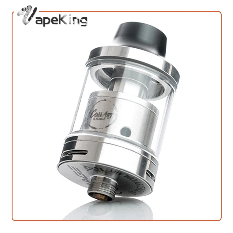

Original CoilART MAGE RTA Tank Atomizer Adjustable Airflow 3.5ml Dual Air Tubes Inside Chamber Top-fill For RX200 RX200s